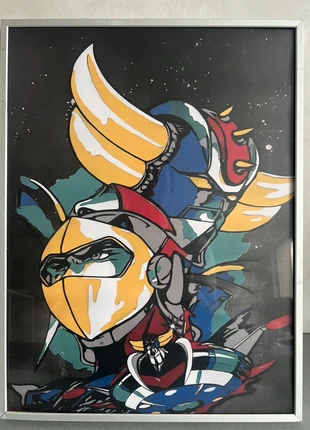 Affiche Poster Goldorak & Actarus - Street Art - Neuf 40x30cm, marque: Goldorak, état: Très bon état, 10,00 €, 11,20 € Protection acheteurs incluse