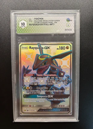 Pokemon Carta Rayquaza GX Shiny 177a/168 Destino Sfuggente Sole Luna 2018 Graad 10 Psa, merk: Pokémon, staat: Heel goed, € 299,00, € 314,65 inclusief Kopersbescherming