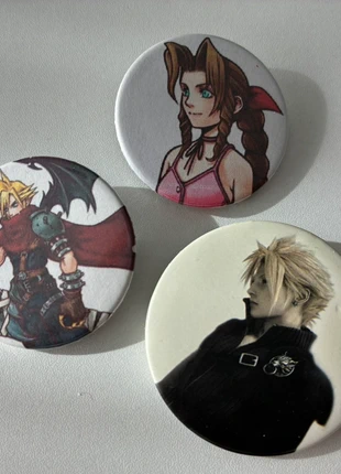 Chapas de Final Fantasy VII y Kingdom Hearts, état: Bon état, 3,00 €, 3,85 € Protection acheteurs incluse