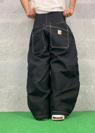 Carhartt baggy jeans brandon double knee style triple black embroidery swoosh limited edition, marque: Carhartt, état: Très bon état, taille: M, 44,95 €, 47,90 € Protection acheteurs incluse