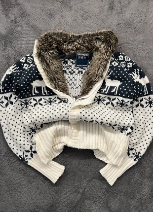 Pullover Swater Full Zip Vintage 2000s Fur Faux Cropped Aztec Japan Style, marque: Japan Style, état: Très bon état, taille: L / 40 / 12, 29,99 €, 32,19 € Protection acheteurs incluse