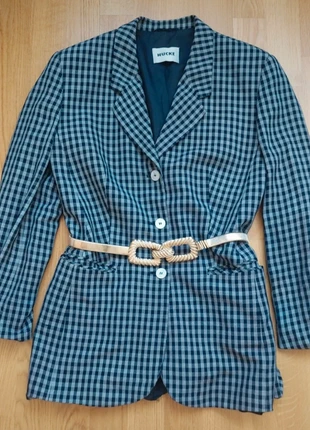 Blazer vintage carreaux Hucke taille M L, marca: Hucke, estado: Satisfatório, tamanho: L / 40 / 12, €3.00, €3.85 inclui Proteção do Comprador