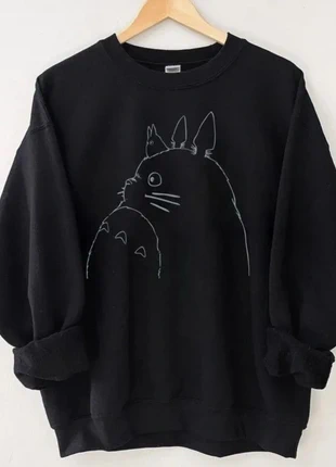 Sudadera Totoro sin capucha negra, marca: Studio Ghibli, estado: Nuevo con etiquetas, tamaño: XL / 42 / 14, 18,00 €, 19,60 € Protección al comprador incluida