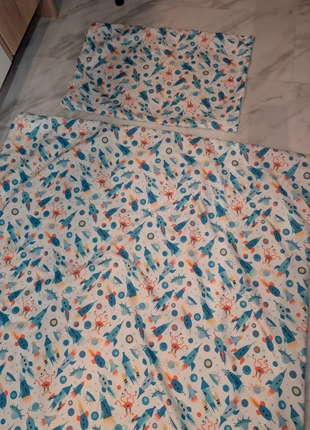 Housse de couette et taie d'oreiller, marca: Spatial, estado: Novo com etiquetas, tamanho: Berço/Cama de bebé, €8.00, €9.10 inclui Proteção do Comprador