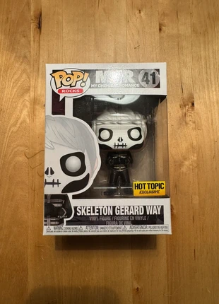 MCR My Chemical Romance Funko Pop 41 Skeleton Gerard Way Hot Topic Exclusive, merk: Funko, staat: Nieuw zonder prijskaartje, maat: Prematuur, tot 44 cm, € 47,50, € 50,58 inclusief Kopersbescherming Pro