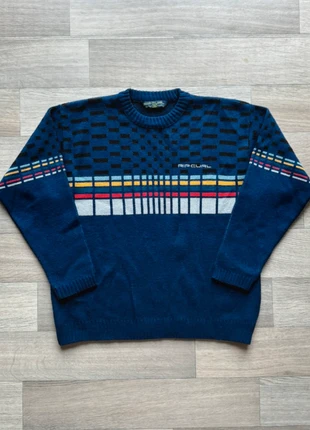 Pull crewneck en laine Rip curl vintage 90's 2000’s y2k logo brodé bleu marine / Taille S, brand: Rip Curl, condition: Very good, size: S, €30.00, €32.20 includes Buyer Protection