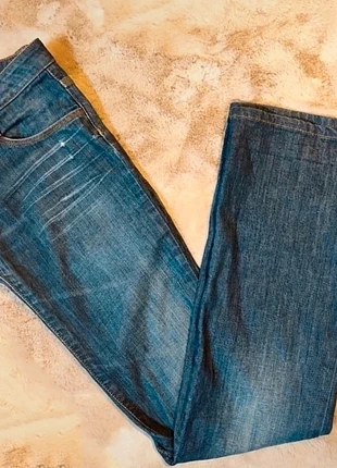 Jean flare délavé -Project- flare taille basse vintage Y2K- taille XS- très bon état, brand: Project, condizioni: Ottime, taglia: M / IT 42 / EU 38, €14.00, €15.40 include la Protezione acquisti