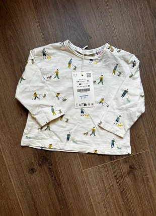 T-shirt manches longues Zara – 3-6 mois, merk: Zara, staat: Nieuw met prijskaartje, maat: 3-6 maanden / 62 cm, € 4,50, € 5,43 inclusief Kopersbescherming
