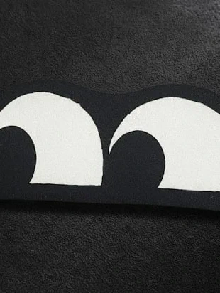 👀 Tapis noir et blanc emoji design yeux – 40x100 cm, marque: home sweet home, état: Très bon état, 30,00 €, 32,20 € Protection acheteurs incluse