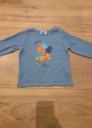 Tee shirt manches longue, merk: Mots d'enfants, staat: Nieuw zonder prijskaartje, maat: 12-18 maanden / 80 cm, € 1,00, € 1,75 inclusief Kopersbescherming