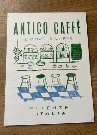 Affiche Antico Caffe A3, condition: Very good, €6.00, €7.00 includes Buyer Protection