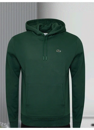 Lacoste Dark Green Cotton Kangaroo Hoodie Crocodile Logo Brand New Size XXL, brand: Lacoste, condition: New with tags, size: XXL, £65.00, £68.95 includes Buyer Protection