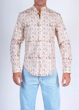 Camicia slim fit comoda uomo cotone, fantasy. Nuovo con cartellino. Sku210. L., brand: camicia fantasy slim fit, condizioni: Nuovo con cartellino, taglia: L, €9.97, €11.17 include la Protezione acquisti