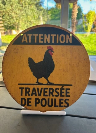 Déco traversée de poules, marque: Deco, état: Neuf avec étiquette, 5,00 €, 5,95 € Protection acheteurs incluse