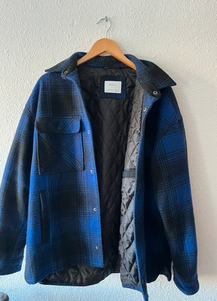 Chaqueta azul a cuadro, marque: Bershka, état: Bon état, taille: XL, 8,00 €, 9,10 € Protection acheteurs incluse