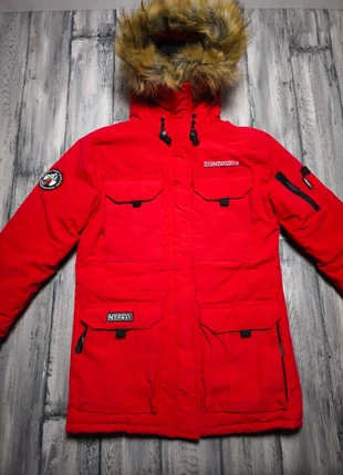 Veste Ski Parka Hiver Femme Geographical Norway Rouge Capuche Taille S, brand: Geographical Norway, condition: Very good, size: S / 36 / 8, €169.00, €178.15 includes Buyer Protection