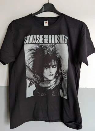T-shirt nera | Siouxsie and the Banshees, état: Très bon état, taille: L, 13,00 €, 14,35 € Protection acheteurs (Pro) incluse