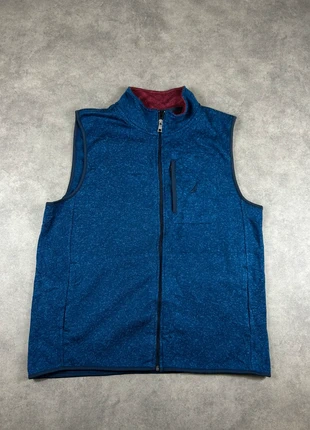 Gilet vintage zippé sans manches Nautica bleu chiné |Taille L, marca: Nautica, estado: Muy bueno, tamaño: L, 30,00 €, 32,20 € Protección al comprador incluida