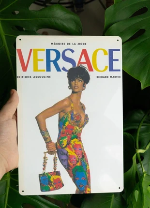 Versace Pop Art - Targa decorativa 30×20 cm in metallo, marke: Versace, zustand: Sehr gut, 12,00 €, 13,30 € inklusive Vinted-Käuferschutz