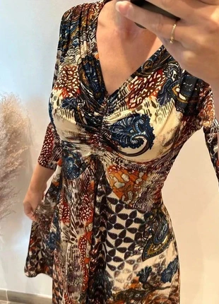 Belle Robe femme col V manche 3/4 midi T36/38, brand: Boutique Parisienne, condition: Very good, size: S / 36 / 8, €28.00, €30.10 includes Buyer Protection Pro