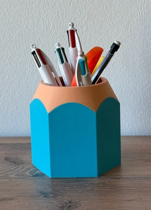 Pot à crayons en forme de crayon de couleur bleu, marca: Versa Prints, estado: Nuevo con etiquetas, 8,50 €, 9,63 € Protección al comprador Pro incluida