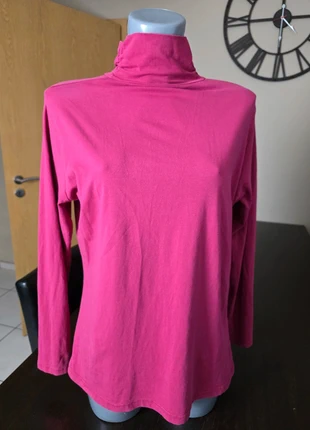 Sous-pull rose fuchsia à col roulé – Taille XL, estado: Muito bom, tamanho: XL / 42 / 14, €6.00, €7.00 inclui Proteção do Comprador