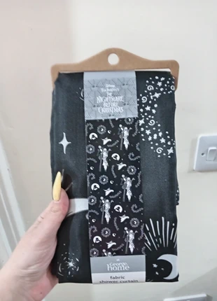 The nightmare before Christmas shower curtain with 10 hooks new, brand: George, condition: New with tags, size: 150 cm - 199 cm, £3.89, £4.78 includes Buyer Protection