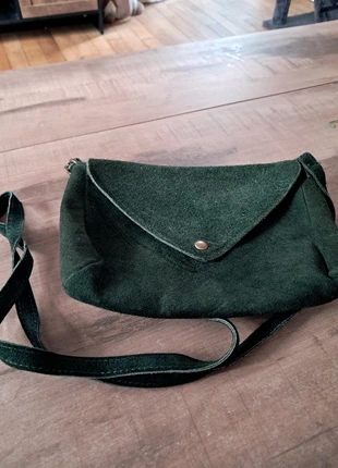 Sac à main bandoulière en cuir, brand: The Genuine Leather, condizioni: Ottime, €8.00, €9.10 include la Protezione acquisti