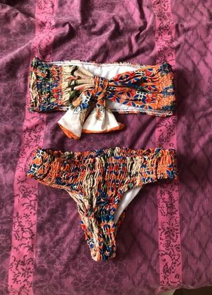 Ensemble Maillot Orange Multicolore, état: Très bon état, taille: M / 38 / 10, 8,00 €, 9,10 € Protection acheteurs incluse