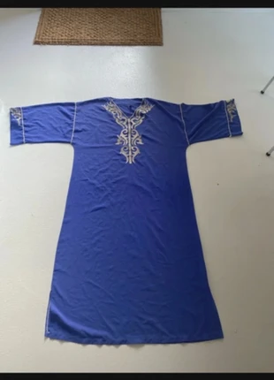 Marokkaanse jurk, kaftan blauw paars maat L nieuwstaat, staat: Heel goed, maat: L / 40 / 12, € 5,00, € 5,95 inclusief Kopersbescherming