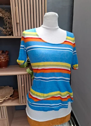 🪰Top Rayé Coloré de Ralph Lauren, brand: Ralph Lauren, condizioni: Ottime, taglia: XS / IT 38 / EU 34, €16.00, €17.50 include la Protezione acquisti