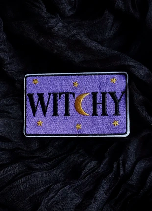 Patch termoadesiva ricamata Witchy - DIY fashion & collezione, marca: Patch, estado: Muy bueno, 8,00 €, 9,10 € Protección al comprador incluida