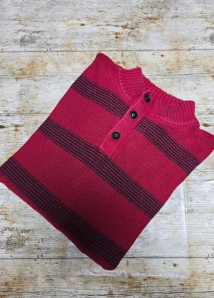 pull 1/4 boutons chaps rouge foncé noir homme - Taille XXL #P07, marke: CHAPS, zustand: Sehr gut, größe: XXL, 20,00 €, 21,70 € inklusive Vinted-Käuferschutz