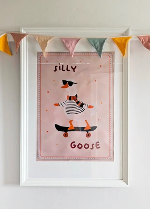 Lovely Silly goose poster size  50x70cm, brand: Art, condition: New with tags, £12.00, £13.26 includes Buyer Protection