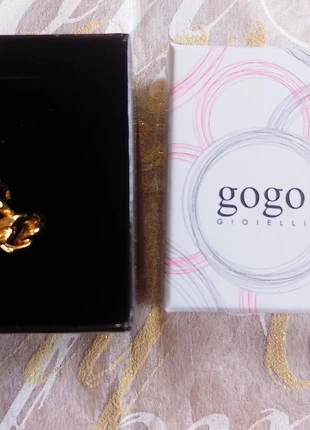Anello catena acciaio dorato-Gogo Gioielli, brand: GOGO, condizioni: Nuovo senza cartellino, €32.00, €34.30 include la Protezione acquisti