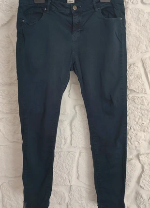 Jean bleu foncé slim – Fermetures zippées chevilles taille 42, brand: Pimkie, condition: Very good, size: XL / 42 / 14, €3.00, €3.85 includes Buyer Protection