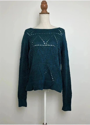 Pull bleu canard en maille manches longues casual 100% coton - LOFT - Taille M (38), marke: LOFT, zustand: Sehr gut, größe: M / 38 / 10, 16,00 €, 17,50 € inklusive Vinted-Käuferschutz