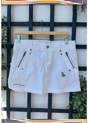 Falda blanca Sonique Y2K retro vintage, marque: Sonique, état: Neuf avec étiquette, taille: M / 38 / 10, 18,00 €, 19,60 € Protection acheteurs incluse