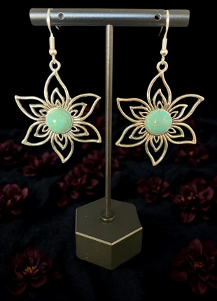 Boucles d’oreilles fantaisie faites main en plaqué argent – attache crochet, vintage, marca: Fait Main, estado: Muito bom, €3.00, €3.85 inclui Proteção do Comprador