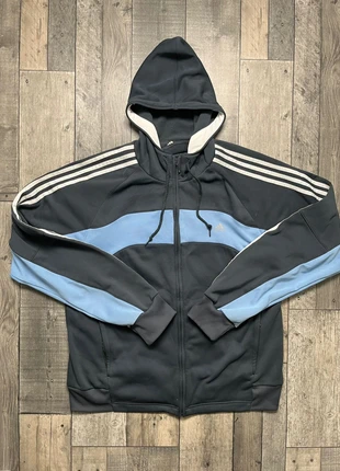 Sweat veste à zip Adidas vintage / technologie climawarm / Taille L / Gris,Bleu, brand: adidas, condition: Very good, size: L, €40.00, €42.70 includes Buyer Protection