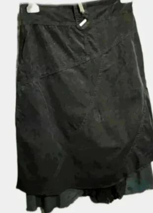 Jupe noire en velours brodé avec dentelle – Motivi – Taille S – Élégante & originale, marque: motivi, état: Très bon état, taille: S / 36 / 8, 3,20 €, 4,06 € Protection acheteurs (Pro) incluse