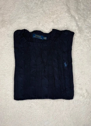 Pull coll rond torsadé Ralph Lauren Homme marine taille XL, marque: Ralph Lauren, état: Très bon état, taille: XL, 80,00 €, 84,70 € Protection acheteurs incluse