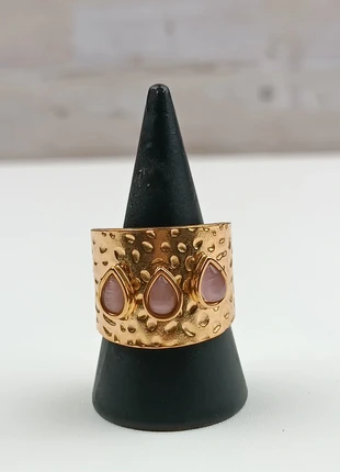 Bague acier inoxydable doré tendance, marca: Tendance, estado: Novo sem etiquetas, tamanho: Ajustável, €5.00, €5.95 inclui Proteção do Comprador