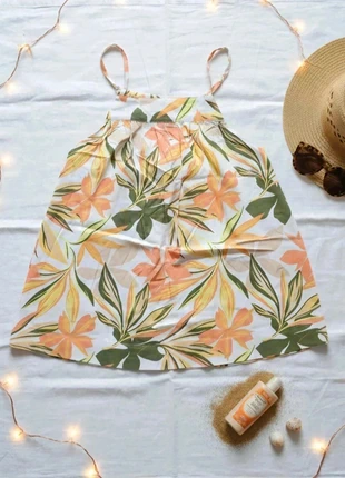 🌸 Débardeur fleuri ROXY - Taille M 🌸, marque: Roxy, état: Très bon état, taille: M / 38 / 10, 8,50 €, 9,63 € Protection acheteurs incluse