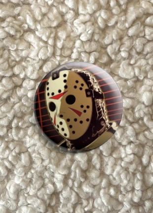 Jason Voorhees friday the 13th horror film badge, brand: horror, condition: New with tags, £1.50, £2.28 includes Buyer Protection