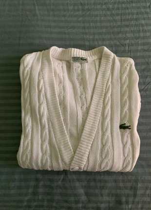 Cardigan Lacoste unisex, brand: Lacoste, condizioni: Ottime, taglia: M / IT 42 / EU 38, €45.00, €47.95 include la Protezione acquisti