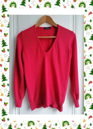 Pull corail col V cachemire & soie – Made in Italy | V-neck sweater | Maglione, brand: Made In Italy, condizioni: Ottime, taglia: S / IT 40 / EU 36, €33.00, €35.35 include la Protezione acquisti