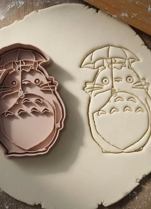 Emporte piece moule Totoro with Umbrella Cookie Cutter, marke: sans marque, zustand: Sehr gut, 3,00 €, 3,85 € beinhaltet Vinted-Käuferschutz Pro
