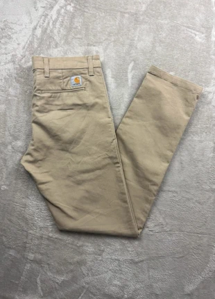 Chino Carhartt WIP Sid Pant homme crème 31W32, marca: Carhartt, estado: Muito bom, tamanho: PT 40 | W31, €35.00, €37.45 inclui Proteção do Comprador