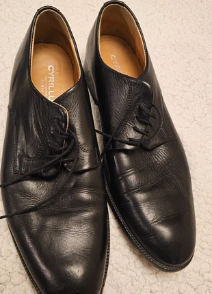 Cyrillus Paris – Premium Black Leather Dress Shoes (Size 45), marque: Cyrillus, état: Bon état, taille: 45, 40,00 €, 42,70 € Protection acheteurs incluse